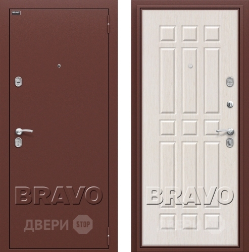 Входная металлическая Дверь Bravo Оптим Старт Белёный Дуб в Подольск