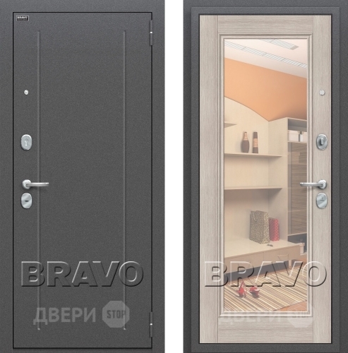 Входная металлическая Дверь Bravo Оптим Флэш Капучино в Подольск