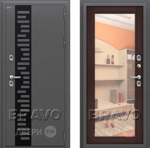 Входная металлическая Дверь Bravo Оптим Термо 220 Венге в Подольск