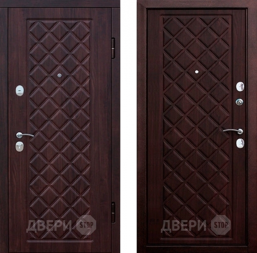 Входная металлическая Дверь Цитадель Kamelot Вишня темная в Подольск