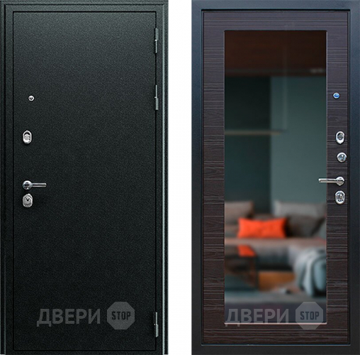 Дверь Йошкар Next-1 с зеркалом Венге поперечный в Подольск