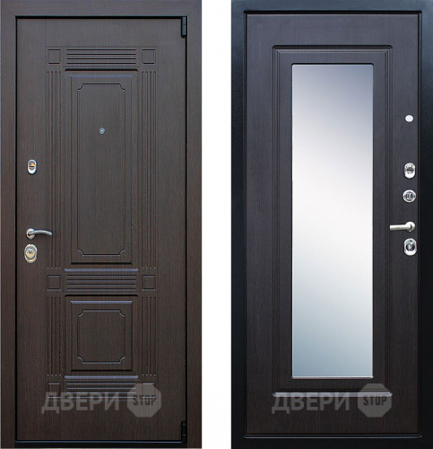 Входная металлическая Дверь Йошкар Викинг с зеркалом Венге в Подольск
