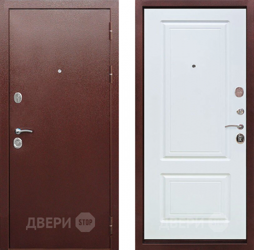 Входная металлическая Дверь Цитадель Толстяк 10см Антик Белый ясень в Подольск
