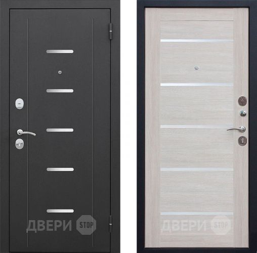 Входная металлическая Дверь Цитадель Гарда 7,5см Муар Лиственница беж в Подольск