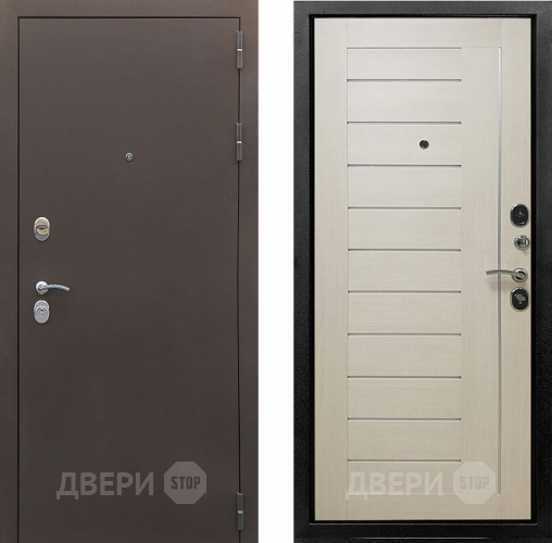 Входная металлическая Дверь Снедо Бордо 3К Эш вайт в Подольск