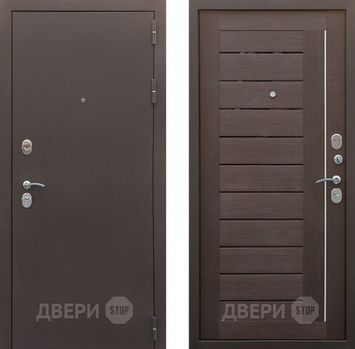 Входная металлическая Дверь Снедо Бордо 3К Темный орех  в Подольск