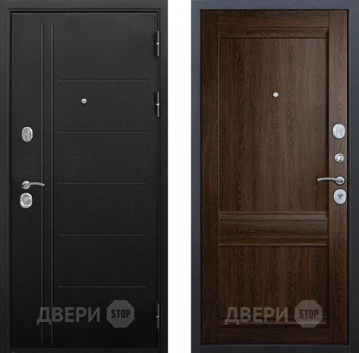 Входная металлическая Дверь Цитадель Троя 10см Муар Орех сиена в Подольск