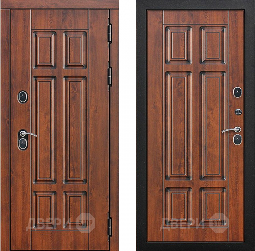 Входная металлическая Дверь Цитадель Isoterma 13 Грецкий орех/грецкий орех в Подольск