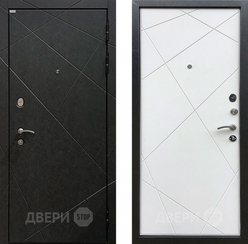 Входная металлическая Дверь Ратибор Эстет 3К Силк сноу в Подольск