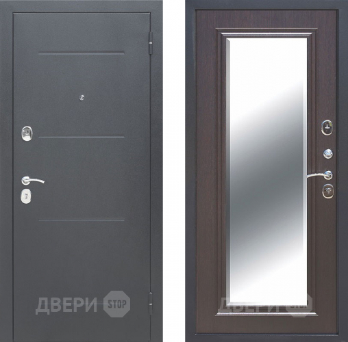 Входная металлическая Дверь Цитадель 7,5см Гарда Серебро Зеркало Фацет Венге в Подольск
