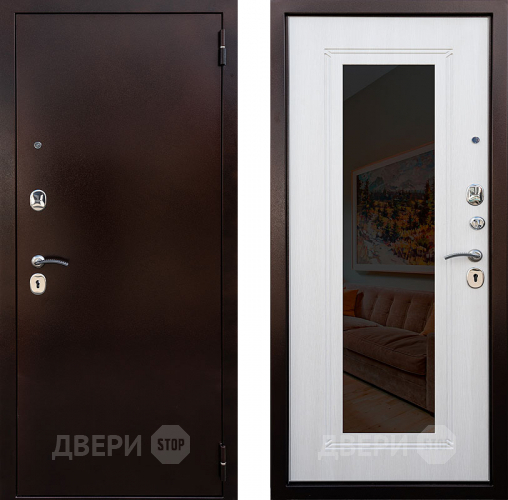 Дверь Снедо Патриот зеркало Белая Лиственница в Подольск