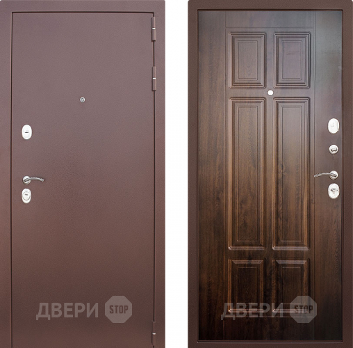 Входная металлическая Дверь Снедо Т30 3К Vinorit Грецкий орех в Подольск