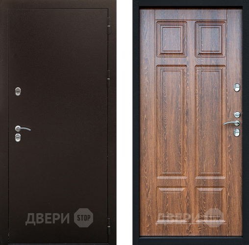 Входная металлическая Дверь Сибирь Термо Дуб филадельфия коньяк в Подольск