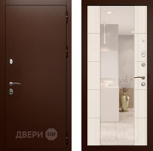 Входная металлическая Дверь с зеркалом Райтвер Президент  в Подольск