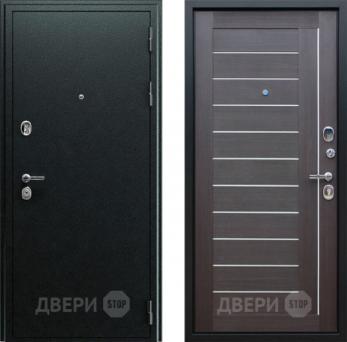 Входная металлическая Дверь Йошкар Соло Орех рифленый в Подольск