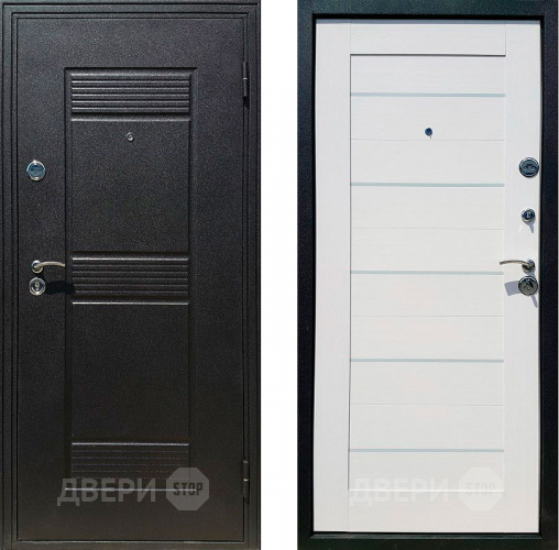 Входная металлическая Дверь в квартиру СТОП 7Х Белёный дуб в Подольск