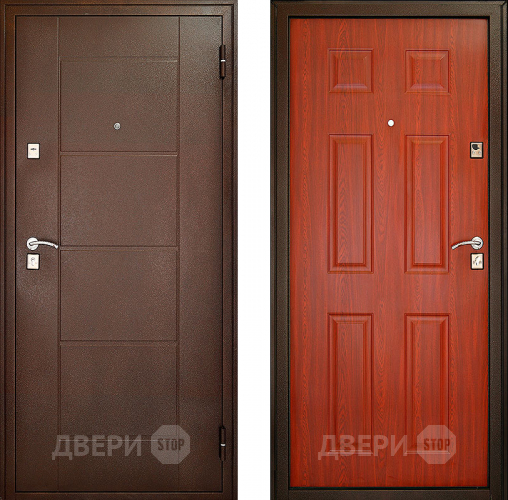 Входная металлическая Дверь Форпост Модель 73 Орех в Подольск