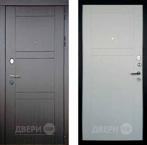 Входная металлическая Дверь Дверной Континент Тепло - Макс Белое дерево в Подольск