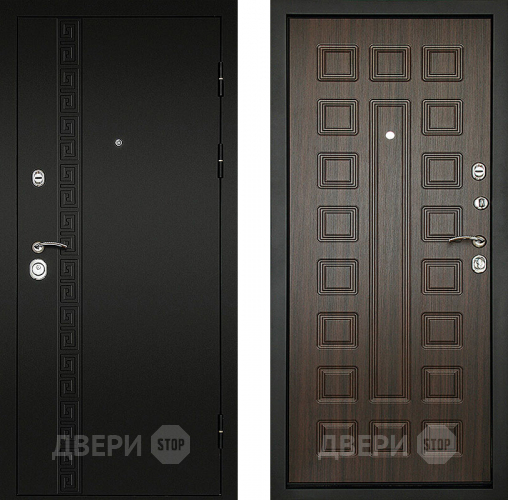 Входная металлическая Дверь (Дверной Континент) Сити - 3К Венге в Подольск