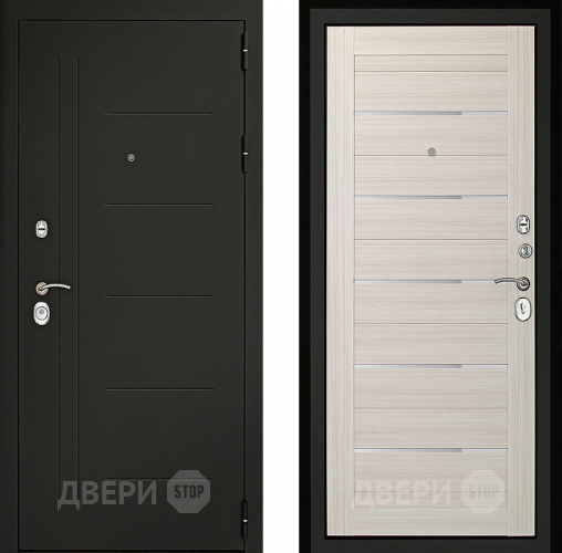 Входная металлическая Дверь (Дверной Континент) Сити - С3К Беленый дуб в Подольск
