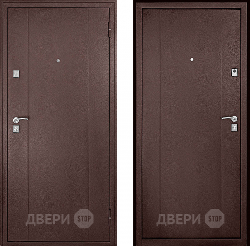 Входная металлическая Дверь Форпост Модель 72 Медный антик в Подольск