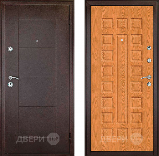 Входная металлическая Дверь Форпост Квадро Дуб золотой в Подольск