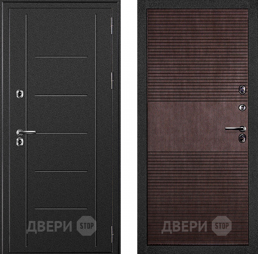 Входная металлическая Дверь Дверной Континент Термаль Венге в Подольск