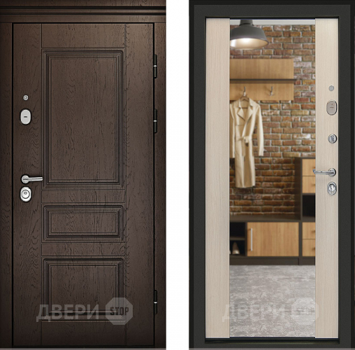 Входная металлическая Дверь (Дверной Континент) Сорренто Белый ясень в Подольск
