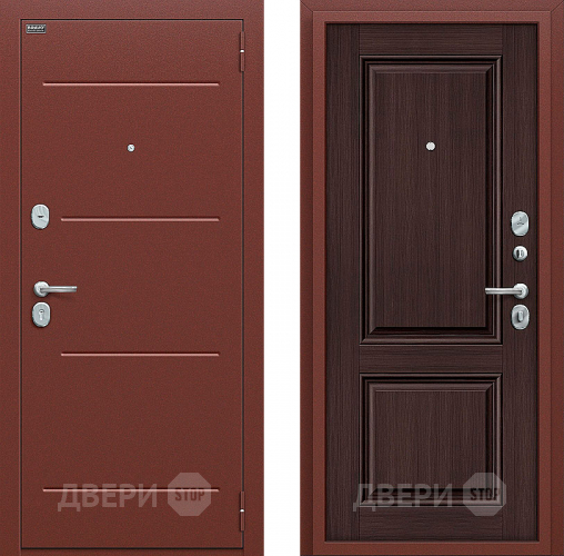 Входная металлическая Дверь Bravo Оптим Стиль Wenge Veralinga в Подольск