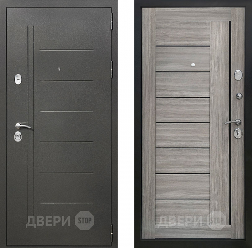 Входная металлическая Дверь Престиж Профи Дуб дымчатый в Подольск