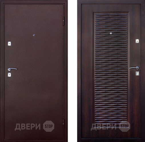 Входная металлическая Дверь СТОП Волна Мореный дуб в Подольск