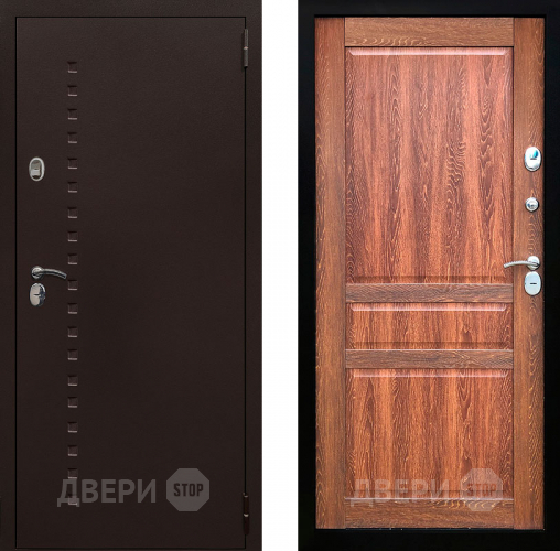 Входная металлическая Дверь Престиж Термо Классик Дуб коньяк в Подольск