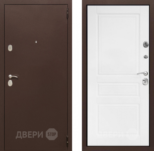 Входная металлическая Дверь Престиж Трио Белый матовый в Подольск