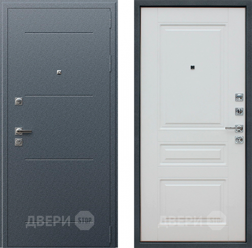 Входная металлическая Дверь Йошкар Техно XN 91 U Белый матовый в Подольск