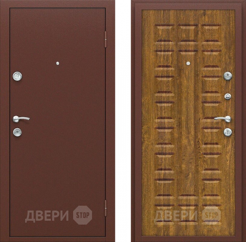 Входная металлическая Дверь СТОП ЭКО-2 Дуб Золотистый в Подольск