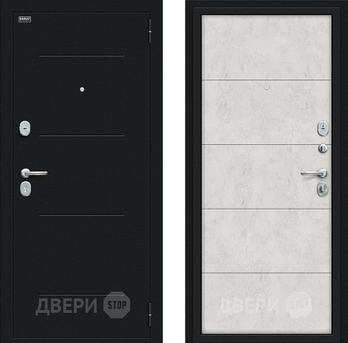 Входная металлическая Дверь Bravo Граффити-1 Букле черное/Look Art в Подольск