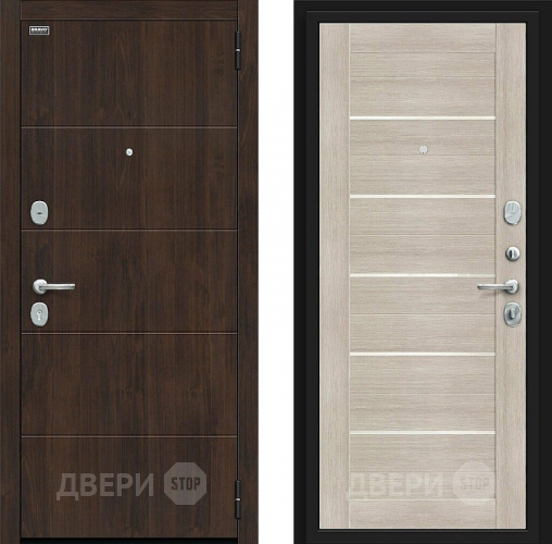 Входная металлическая Дверь Bravo Прайм Kale Almon/Cappuccino Veralinga в Подольск