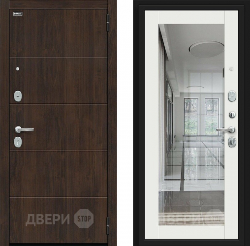 Входная металлическая Дверь Bravo Флэт Kale Almon/Off-white в Подольск