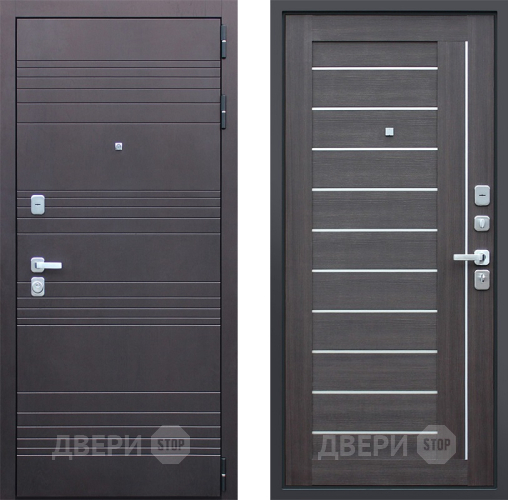 Входная металлическая Дверь Йошкар Дуэт Орех рифленый в Подольск