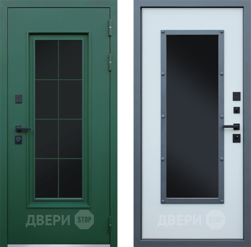 Дверь Йошкар Терморазрыв Олимп с окном и английской решеткой в Подольск