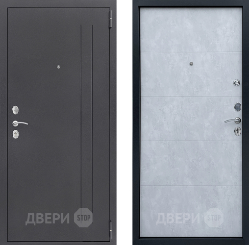 Входная металлическая Дверь Престиж 70 Бетон снежный в Подольск