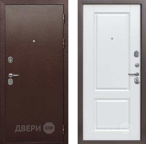 Входная металлическая Дверь Цитадель 9см Медный антик Астана Милк в Подольск