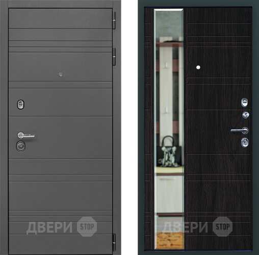 Входная металлическая Дверь Дверной Континент Новелло Венге в Подольск