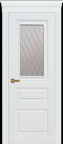 Межкомнатная дверь Троя ПО белая эмаль (мателюкс с фрезеровкой) в Подольск