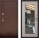 Входная металлическая Дверь Снедо Сити Эш Вайт с зеркалом в Подольск