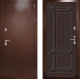 Входная металлическая Дверь (Дверной Континент) Термаль Ультра Венге в Подольск