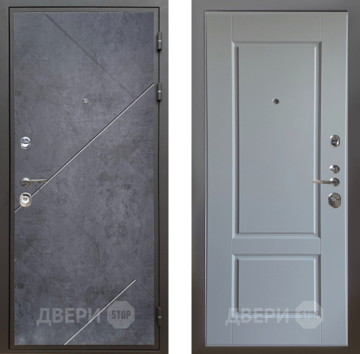 Дверь Шелтер (SHELTER) Комфорт Бетон урбан индиго 6 Силк Маус в Подольск