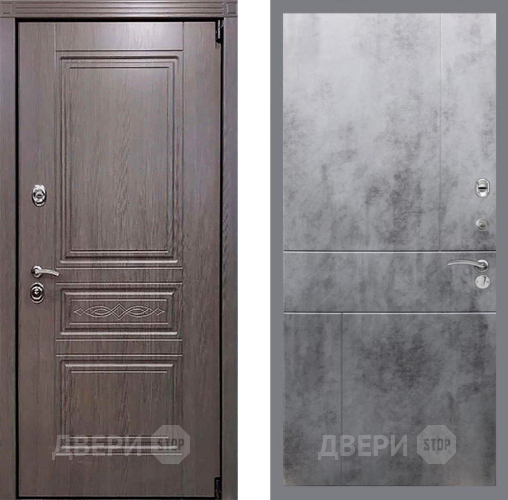 Входная металлическая Дверь Рекс (REX) Пренмиум-S FL-290 Бетон темный в Подольск