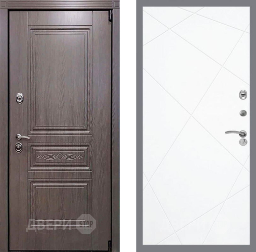 Входная металлическая Дверь Рекс (REX) Пренмиум-S FL-291 Силк Сноу в Подольск