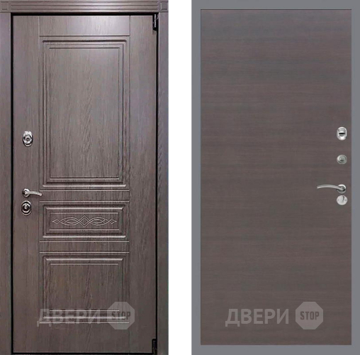 Входная металлическая Дверь Рекс (REX) Пренмиум-S GL венге поперечный в Подольск